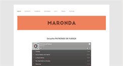 Desktop Screenshot of maronda.es