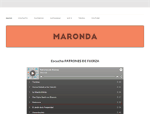 Tablet Screenshot of maronda.es